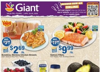 Giant Food Weekly Ad Apr 18 – Apr 24, 2025 (Easter Promotion Included)