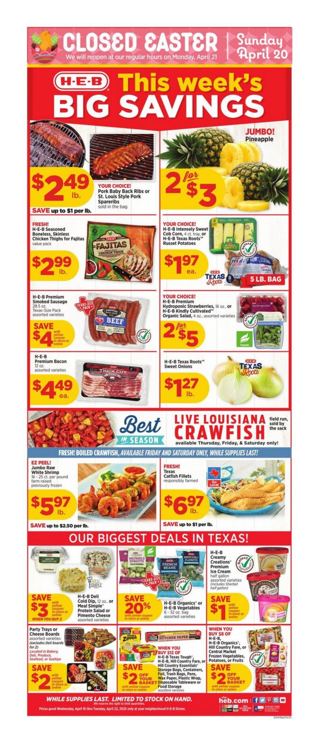 HEB Weekly Ad Apr 16 Apr 22, 2025
