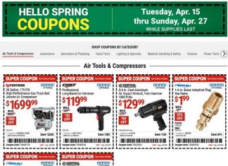 Harbor Freight Fresh Spring Coupon Sale Apr 15 – Apr 27, 2025