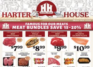 Harter House Weekly Ad Apr 09 – Apr 15, 2025
