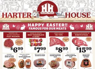 Harter House Weekly Ad Apr 16 – Apr 22, 2025 (Easter Promotion Included)
