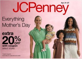 JCPenney Store Ad Apr 21 – Apr 27, 2025 (Mother’s Day Promotion Included)