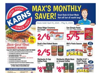 Karns Quality Foods Monthly Ad Apr 15 – May 12, 2025