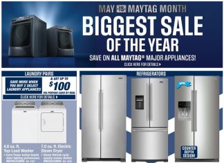 Menards Appliance Event May 01 – May 11, 2025