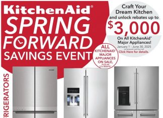 Menards Appliance Event Apr 03 – Apr 13, 2025