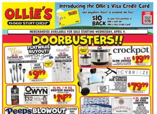 Ollie’s Weekly Ad Apr 09 – Apr 16, 2025
