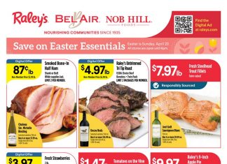 Raley’s Supermarkets Weekly Ad Apr 16 – Apr 22, 2025 (Easter Day Promotion Included)