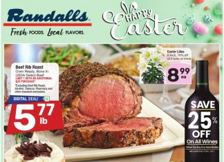 Randalls Weekly Ad Apr 16 – Apr 22, 2025 (Easter Day Promotion Included)