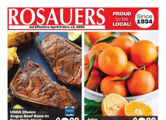 Rosauers Weekly Ad Apr 09 – Apr 15, 2025 (Easter Promotion Included)