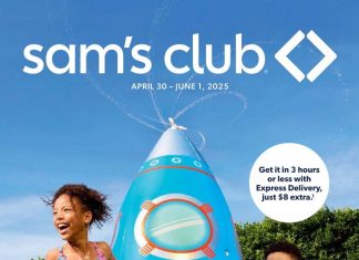 Sam’s Club Instant Savings Ad Apr 30 – Jun 01, 2025
