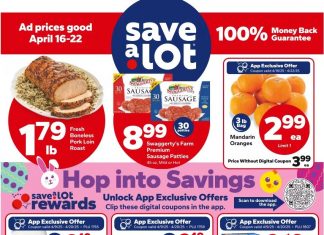 Save A Lot Weekly Ad Apr 16 – Apr 22, 2025 (Easter Day Promotion Included)