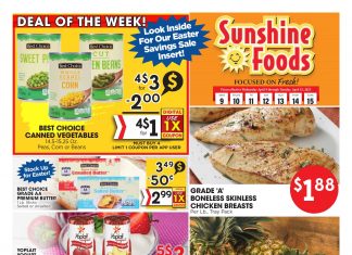 Sunshine Foods Weekly Ad Apr 09 – Apr 15, 2025
