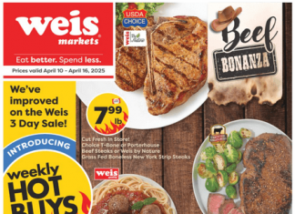 Weis Markets Weekly Ad Apr 10 – Apr 16, 2025
