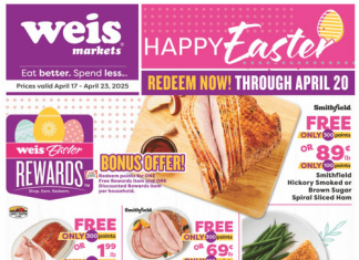Weis Markets Weekly Ad Apr 17 – Apr 23, 2025 (Easter Promotion Included)