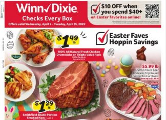 Winn-Dixie Weekly Ad Apr 09 – Apr 15, 2025 (Easter Promotion Included)
