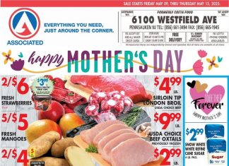 Associated Supermarkets Weekly Ad May 09 – May 15, 2025 (Mother’s Day Promotion Included)