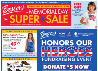 Boscov’s Weekly Ad May 22 – May 28, 2025 (Memorial Day Promotion Included)