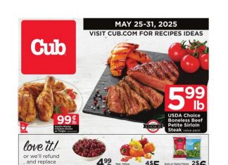Cub Foods Weekly Ad May 25 – May 31, 2025 (Memorial Day Promotion Included)