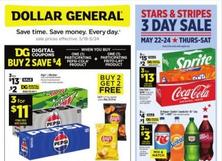 Dollar General Weekly Ad May 18 – May 24, 2025 (Memorial Day Promotion Included)