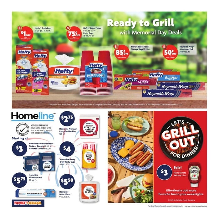 Family Dollar Weekly Ad May 18 – May 26, 2025 (Memorial Day Promotion ...
