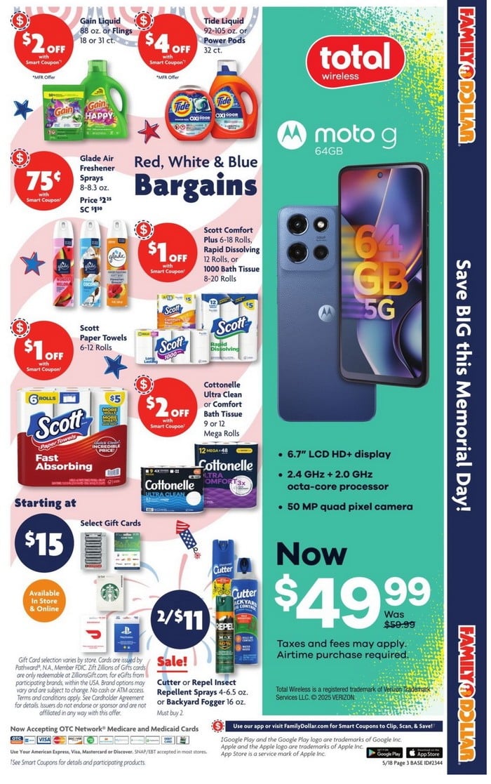 Family Dollar Weekly Ad May 18 – May 26, 2025 (Memorial Day Promotion ...