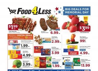 Food 4 Less Weekly Ad May 21 – May 27, 2025 (Memorial Day Promotion Included)