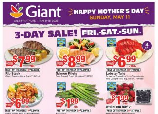 Giant Food Weekly Ad May 09 – May 15, 2025 (Mother’s Day Promotion Included)