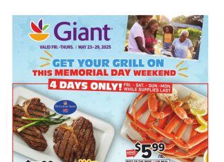 Giant Food Weekly Ad May 23 – May 29, 2025 (Memorial Day Promotion Included)
