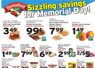 Hannaford Weekly Ad May 25- May 31, 2025 (Memorial Day Promotion Included)