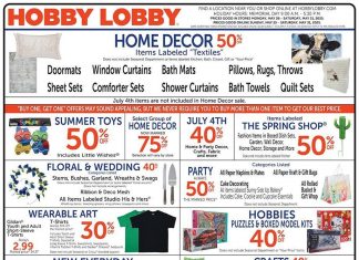 Hobby Lobby Weekly Ad May 25 – May 31, 2025