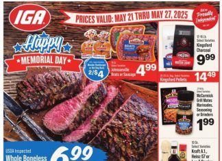 IGA Weekly Ad May 21 – May 27, 2025 (Memorial Day Promotion Included)