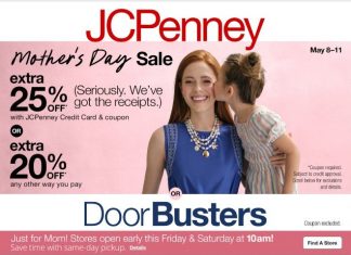 JCPenney Store Ad May 08 – May 11, 2025 (Mother’s Day Promotion Included)