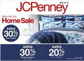 JCPenney Store Ad May 12 – May 18, 2025 (Memorial Day Promotion Included)