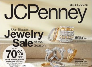 JCPenney Jewelry Sale Mar 29 – Jun 16, 2025