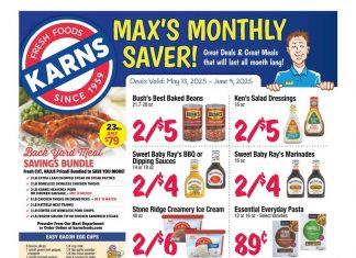 Karns Quality Foods Monthly Ad May 13 – Jun 09, 2025