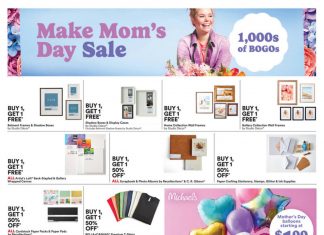 Michaels Weekly Ad May 04 – May 10, 2025 (Mother’s Day Promotion Included)