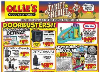 Ollie’s Weekly Ad May 01 – May 07, 2025