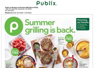 Publix Weekly Ad May 21 – May 27, 2025 (Memorial Day Promotion Included)