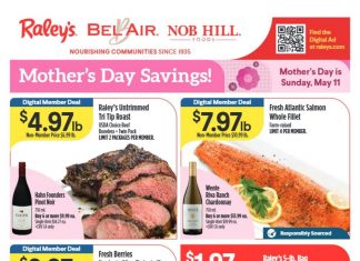 Raley’s Supermarkets Weekly Ad May 07 – May 13, 2025 (Mother’s Day Promotion Included)