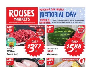 Rouses Weekly Ad May 21 – May 28, 2025 (Memorial Day Promotion Included)