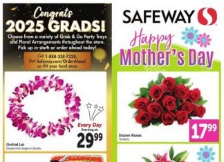 Safeway Weekly Ad May 07 – May 13, 2025 (Mother’s Day Promotion Included)