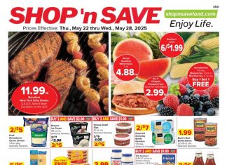 SHOP ‘n SAVE Weekly Ad May 22 – May 28, 2025 (Memorial Day Promotion Included)