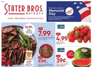 Stater Bros Weekly Ad May 21 – May 27, 2025 (Memorial Day Promotion Included)