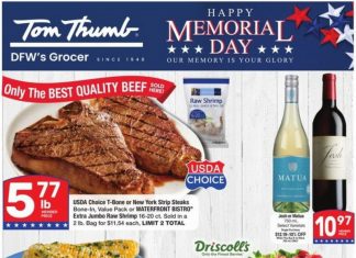 Tom Thumb Weekly Ad May 21 – May 27, 2025 (Memorial Day Promotion Included)