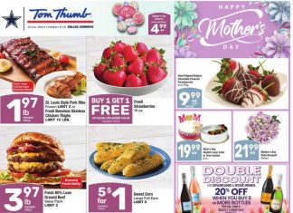 Tom Thumb Weekly Ad May 07 – May 13, 2025 (Mother’s Day Promotion Included)
