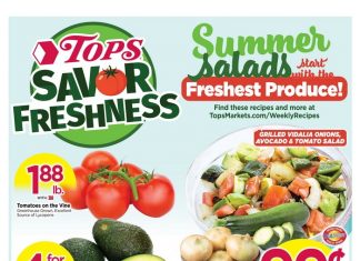 Tops Weekly Ad May 25 – May 31, 2025 (Memorial Day Promotion Included)