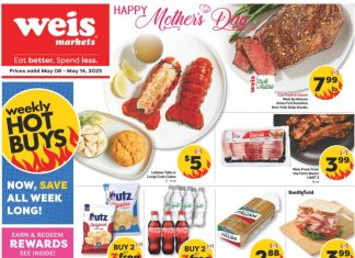 Weis Markets Weekly Ad May 08 – May 14, 2025 (Mother’s Day Promotion Included)