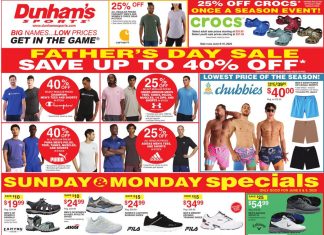 Dunham’s Sports Weekly Ad Jun 07 – Jun 12, 2025 (Father’s Day Promotion Included)