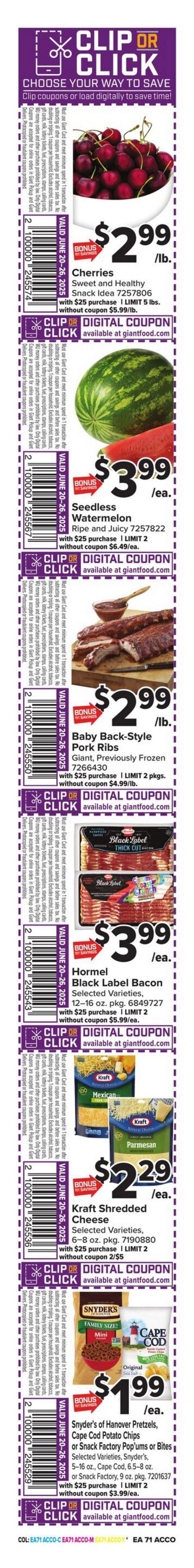 Giant Food Weekly Ad Jun 20 Jun 26 2025 Giant Food Weekly Ad Jun 20 Jun 26 2025