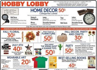 Hobby Lobby Weekly Ad Jun 29 – Jul 05, 2025